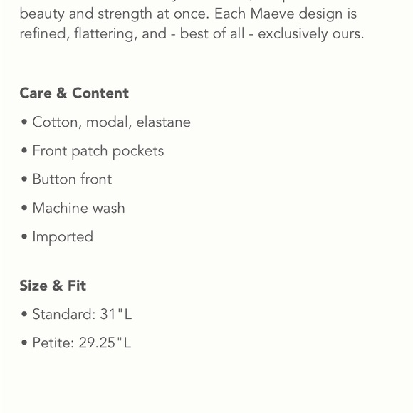 Maeve Corduroy Shirt Jacket - Picture 5 of 7